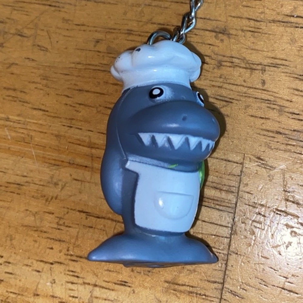 Star Awards Shark Chef Rubber Keychain